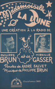 Partition de la chanson : Mademoiselle la lune