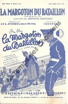 Partition de la chanson : Margoton du bataillon (La) Avec Janine Merrey - Marcelle Barry     Margoton du bataillon (La)  . Bernard Armand - Oberfeld ...