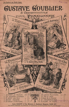 Partition de la chanson : Lettre au petit Noël Scala. Amiati Mlle - Goublier Gustave - Trébitsch Alexandre