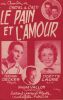 Partition de la chanson : Pain et l'amour (Le)        . Decker Henri,Vallon André,Laure Odette - Casti Ed. - Castel Louis