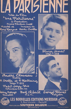 Partition de la chanson : Parisienne (La) Parisienne (Une) . Claveau André,Jeanès Olivier,Blanès Georges - Crolla Henri - Rouzaud René
