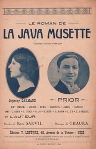 Partition de la chanson : Roman de la java musette (Le) Chanson réaliste