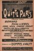 Partition de la chanson : Quitte Paris       Chanson vécue . Liebel Emma,Charco Louis,Gesky,Priolet,Bérard,Chanteix Reine,Novil,Ketty ...