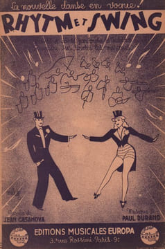 Partition de la chanson : Rhytm et swing . - Durand Paul - Casanova Jean