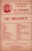 Partition de la chanson : Secret  Geheimes      .  - Schubert Franz - Bélanger