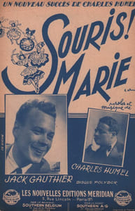 Partition de la chanson : Souris ! Marie