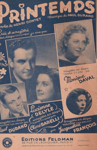 Partition de la chanson : Printemps