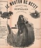Partition de la chanson : Mouton de Betzy (Le)       Chansonnette Théâtre du Palais Royal. Berthelier - Baneux G. - Bourget E.