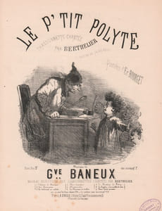 Partition de la chanson : P'tit Polyte (Le)       Chansonnette,Scène Comique Théâtre du Palais Royal