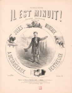 Partition de la chanson : Il est Minuit !