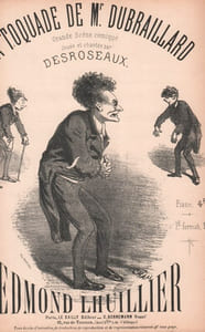 Partition de la chanson : Toquade de Mr. Dubraillard (La) Scène Comique