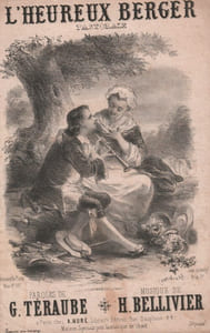 Partition de la chanson : Heureux berger (L')       Pastorale 
