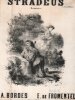 Partition de la chanson : Stradeus     Adhésif intérieur  Romance .  - de Fromentel E. - Bordes A.