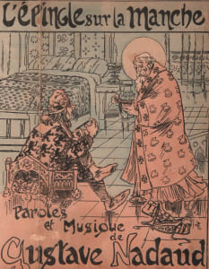 Partition de la chanson : Epingle sur la manche (L')