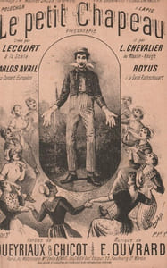 Partition de la chanson : Petit chapeau (Le) Chanson paysanne Moulin Rouge,Européen (L'),Gaîté Rochechouart,Scala