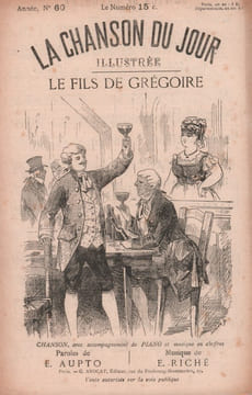 Partition de la chanson : Fils de Grégoire (Le) . Benjamin Mr. - Riché E. - Aupto ED.