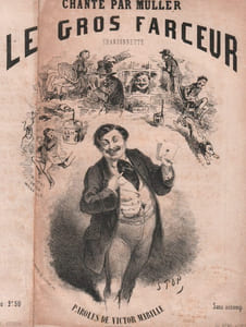 Partition de la chanson : Gros farceur Adhésif intérieur Chansonnette
