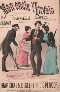 Partition de la chanson : Mon oncle l'invalo Chansonnette Cigale (La),Théâtre des Ambassadeurs