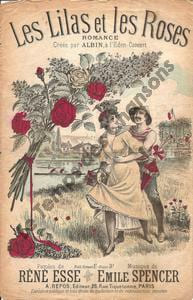 Partition de la chanson : Lilas et les roses (Les) Romance Eden Concert
