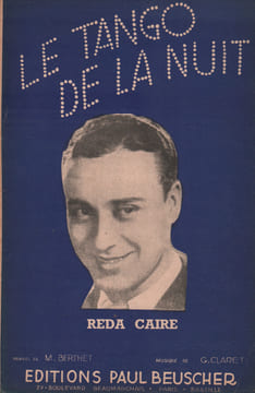 Partition de la chanson : Tango de la nuit        . Caire Reda - Claret Gaston - Berthet M.