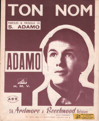 Partition de la chanson : Ton nom