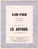 Partition de la chanson : Lin Fao        . Arthur Lo - Abeil Laurent - Abeil Laurent