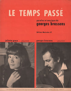 Partition de la chanson : Temps passé (Le) Annotation au crayon de papier des notes