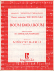 Partition de la chanson : Boum badaboum Grand prix Eurovision 1967, Chanson représentant Télé Monte-Carlo       . Barelli Minouche - Gainsbourg Serge ...