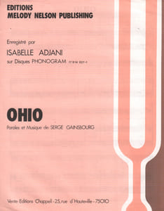 Partition de la chanson : Ohio        