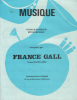 Partition de la chanson : Musique        . Gall France - Berger Michel - Berger Michel