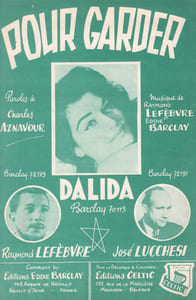 Partition de la chanson : Pour garder        