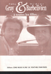 Partition de la chanson : A toutes les filles        