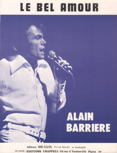Partition de la chanson : Bel amour (Le)