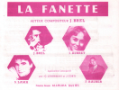 Partition de la chanson : Fanette (La)        . Aubret Isabelle,Brel Jacques,Lama Serge,Rauber F. - Brel Jacques - Brel Jacques