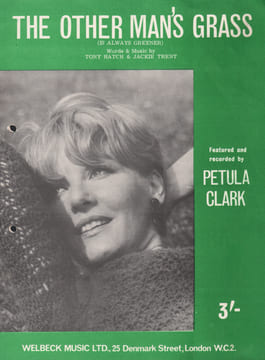 Partition de la chanson : Other man's grass (The) Is always greener Perforée sur la tranche . Clark Petula - Hatch Tony,Trent Jackie - Hatch ...
