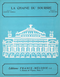 Partition de la chanson : Chaine du sourire (La)