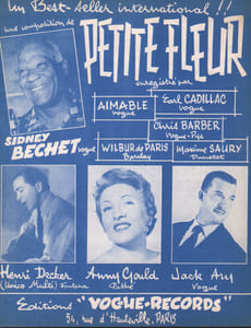 Partition de la chanson : Petite fleur
