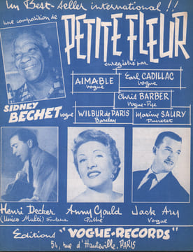 Partition de la chanson : Petite fleur . Decker Henri,Gould Anny,Bechet Sidney,Ary Jack - Bechet Sidney - Bechet Sidney