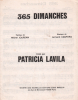 Partition de la chanson : Trois cent soixante cinq Dimanches        . Lavila Patricia - Canfora Armand - Jourdan Michel