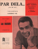 Partition de la chanson : Par dela 1er Prix au Festival de Sanremo 1961 Al di la      . Mariano Luis - Donida Carlo - Marnay Eddy,Mogol