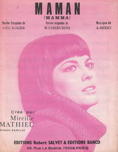 Partition de la chanson : Maman Mamma