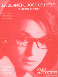 Partition de la chanson : Dernière rose de l'été The last rose of summermoore