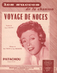 Partition de la chanson : Voyage de noces