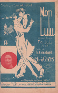 Partition de la chanson : Mon Lulu A mon ami Derby Danseur du Pigall’s Hommage de l’auteur       