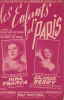 Partition de la chanson : Enfants d'Paris (Les) Le Prix Edith Piaf du concours de Deauville 1954       . Berry Solange,Franca Nina - de Berg Michèle - ...