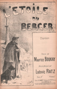 Partition de la chanson : Etoile du berger (L')       Poésie 