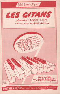 Partition de la chanson : Gitans (Les)        