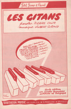 Partition de la chanson : Gitans (Les) . Amador Miguel,Marie-José,Candido Maria,Dalida,Pourcel Franck,Lupi Lucien - Giraud Hubert - Cour Pierre