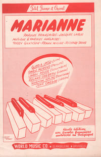 Partition de la chanson : Marianne