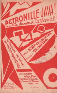 Partition de la chanson : Pétronille java ou elle dansait la java        